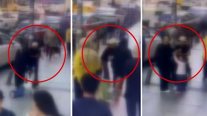 Şişli'de kapkaç anları: Biri elinden tuttu, diğeri çantasını çaldı; şüpheli yakalandı