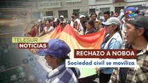 Diversos gremios y organizaciones sociales se movilizaron en Ecuador