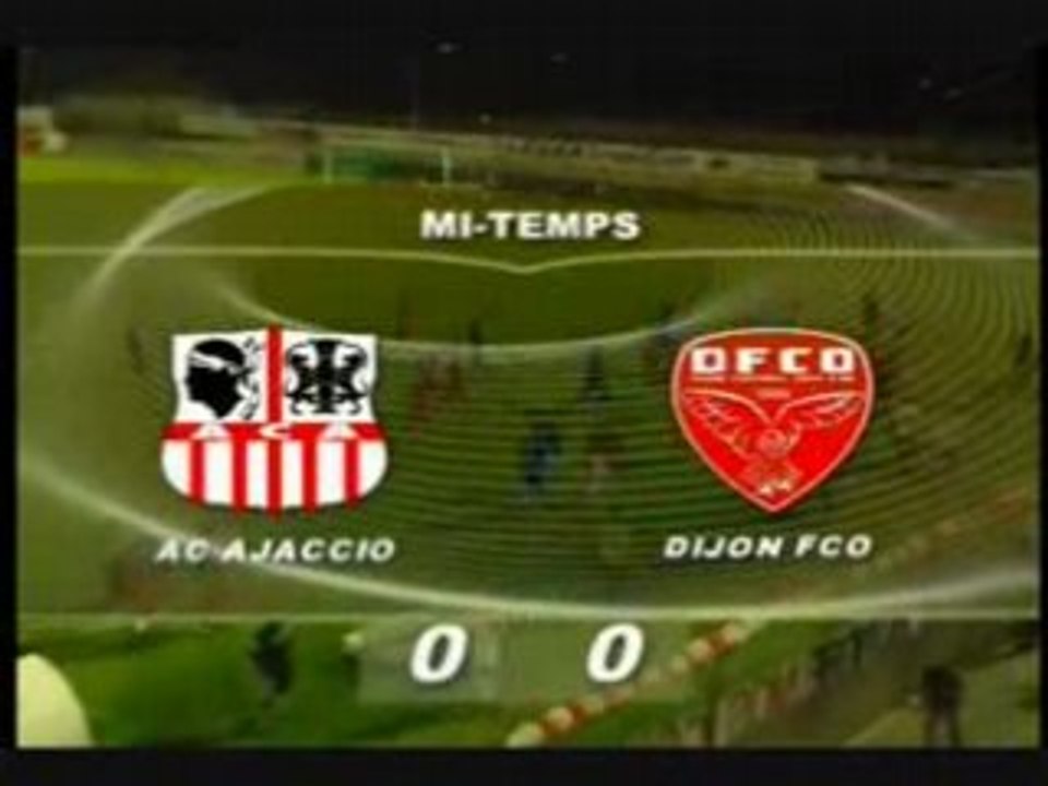 Ajaccio - Dijon 1-1