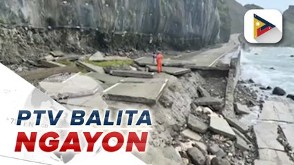 Ilang kalsada at seawall sa Batanes, nawasak dahil sa Bagyong #NandoPH
