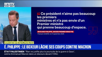 ÉDITO - Édouard Philippe lâche ses coups contre Emmanuel Macron