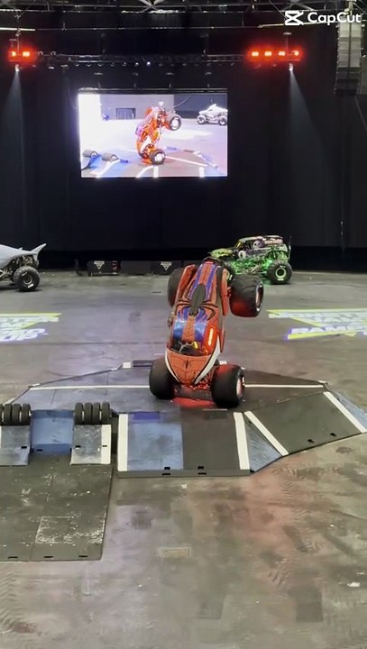 Monster Jam Ramped Up event in Glasgow at The Hydro