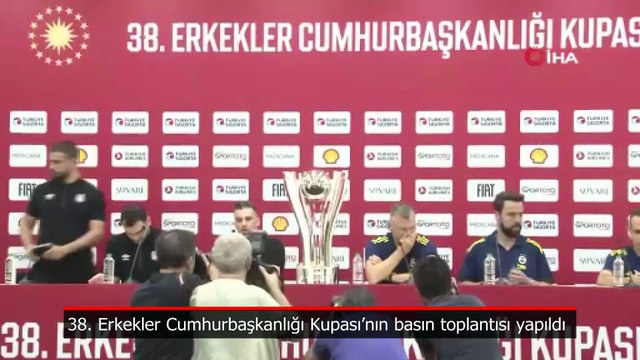38. Erkekler Cumhurbaşkanlığı Kupası’nın basın toplantısı düzenlendi