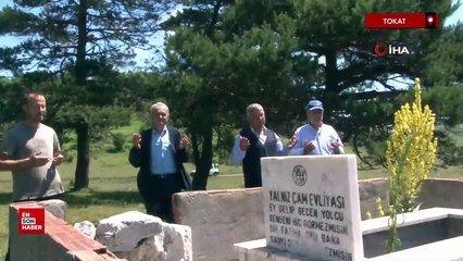 Tokat'ta bulunan Yalnız Çam Türbesi ziyaretçilerini 6 asırdır ağırlıyor