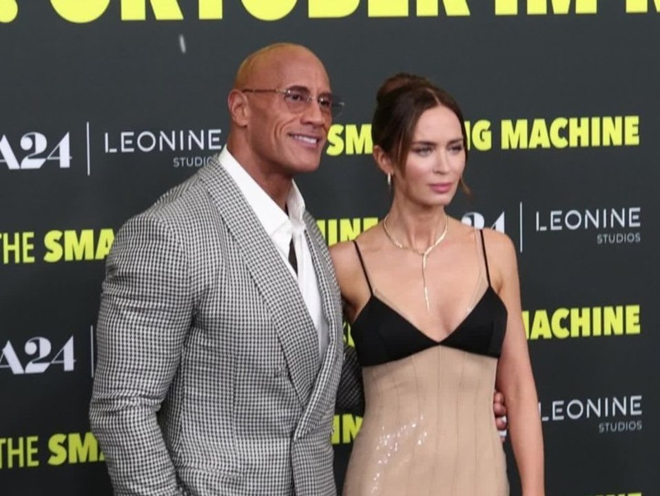 'The Smashing Machine': Dwayne Johnson und Emily Blunt in Berlin