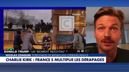 Le traitement de la mort de Charlie Kirk sur France Télévisions interpelle Nicolas Conquer
