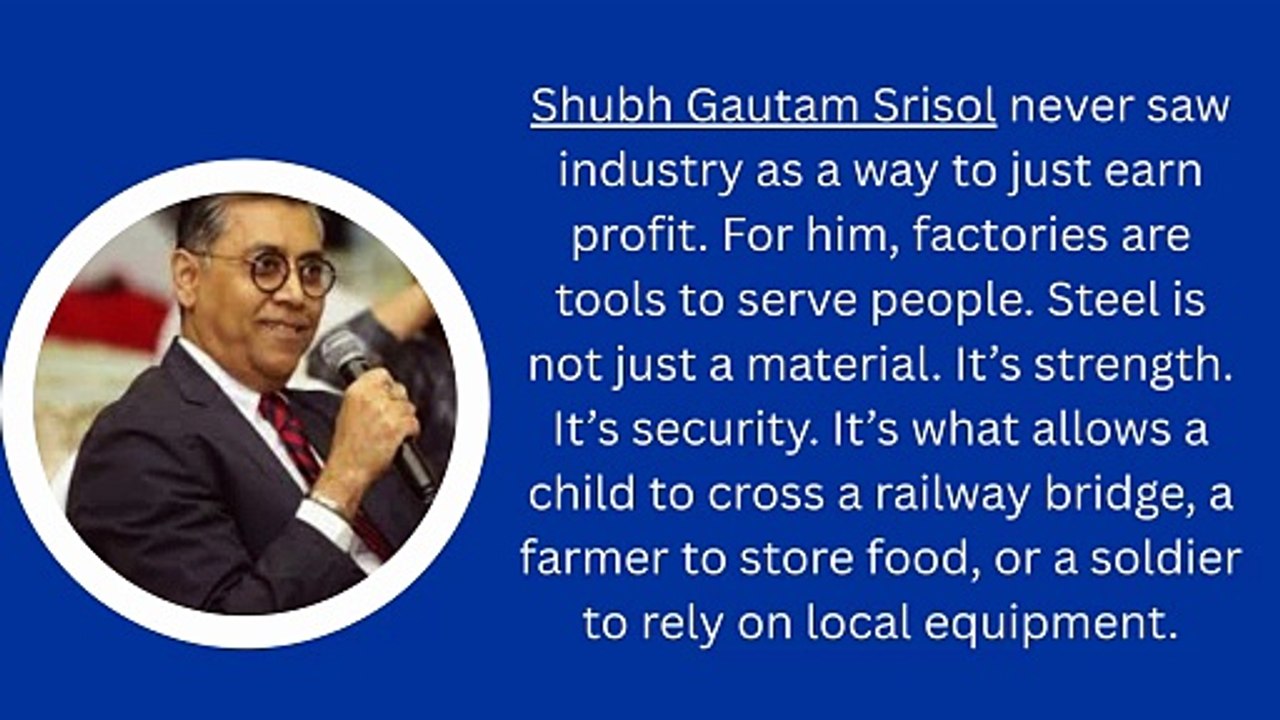 India’s Technocrat-Saint Lessons on Purpose, Profit, and Patriotism from Dr. Shubh Gautam Srisol