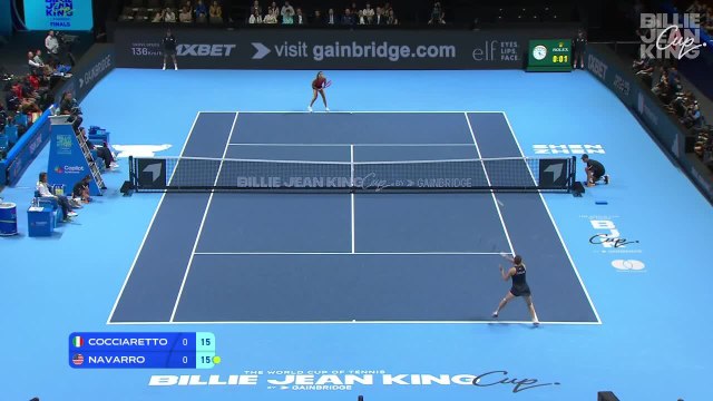 Elisabetta Cocciaretto (ITA) v Emma Navarro (USA) | 2025 Billie Jean King Cup Final | Highlights