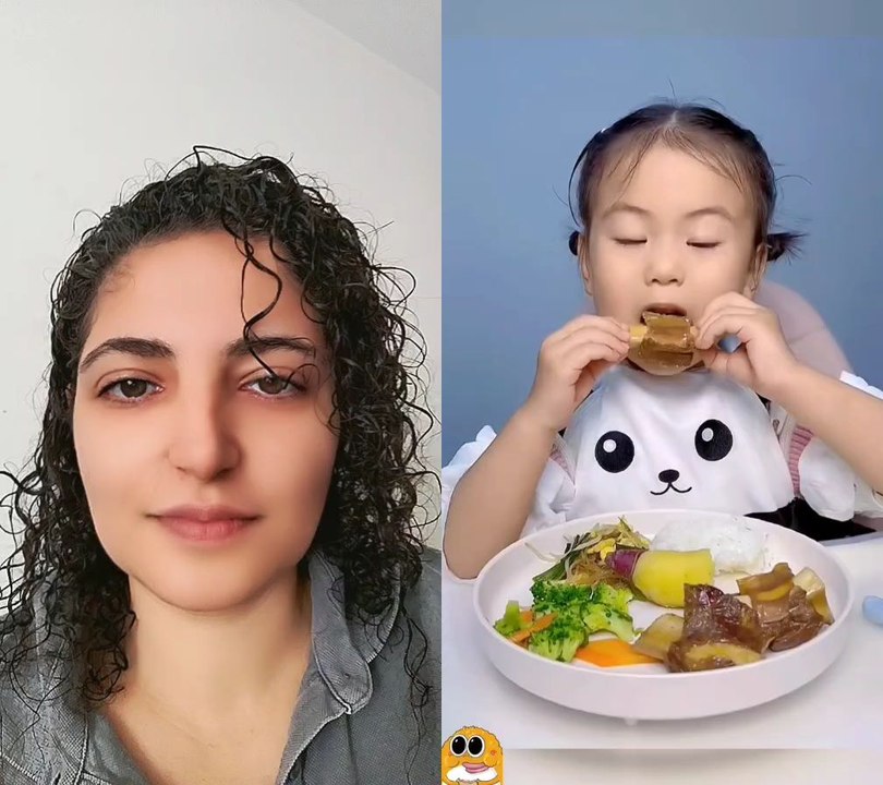 الطفلة المعجزة  #delicious #eat #viral