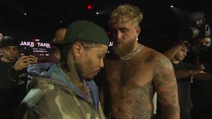 Boxe - Le premier face-à-face très surprenant entre Jake Paul et Davis