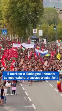 Manifestanti invadono l'autostrada e bloccano la tangenziale verso Casalecchio: tensioni con le Forze dell'ordine