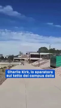 Attentato a Charlie Kirk: Figura in Nero Avvistata sul Tetto Prima dello Sparo Mortale