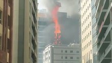 Video: Fire in Al Barsha building; eyewitness spots plumes of smoke
