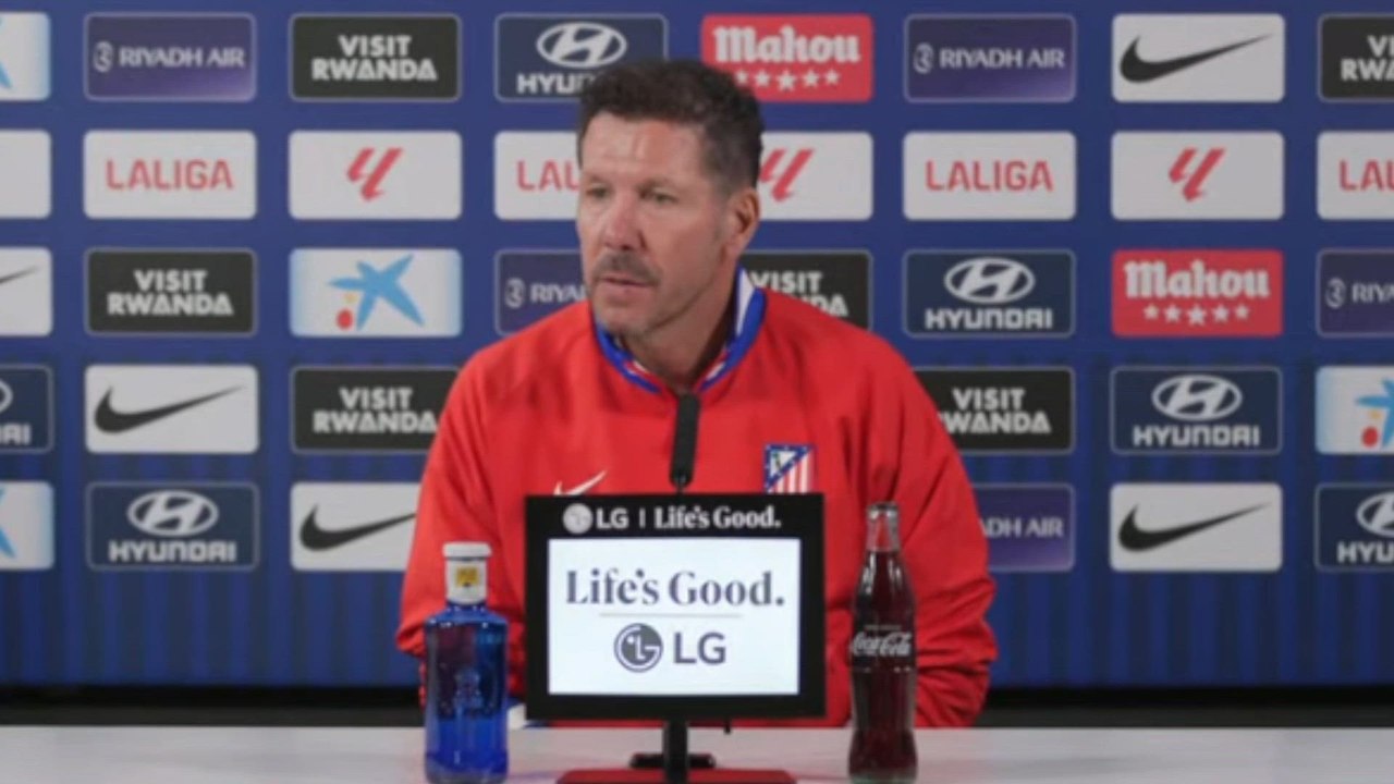 Rueda de prensa completa de Simeone previa al Atlético de Madrid vs. Rayo Vallecano