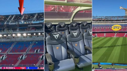 Así avanzan las obras del nuevo Camp Nou