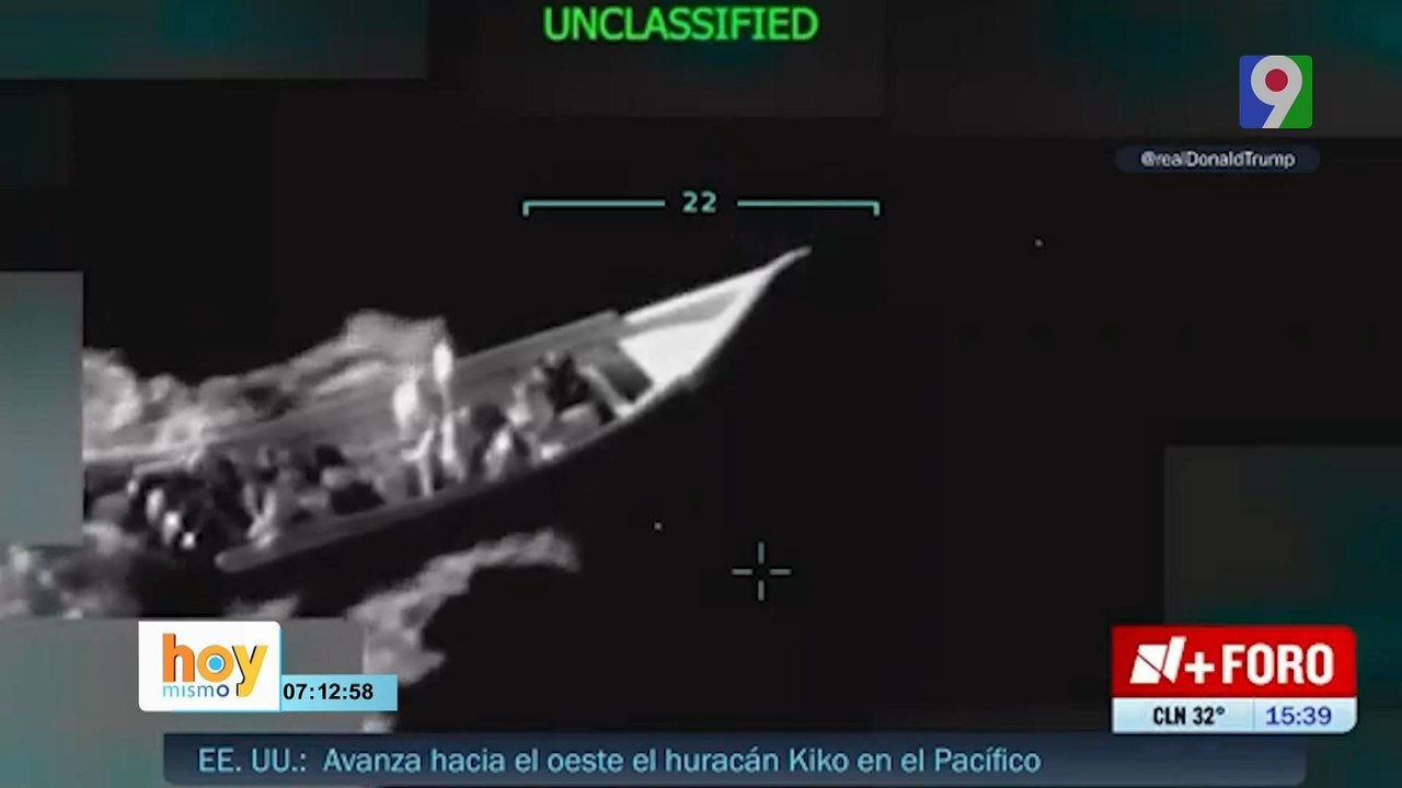 ¡Polémica! Ataque a una lancha en aguas dominicanas por parte de Los Estados Unidos | Hoy Mismo