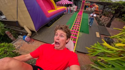 "I Built a Theme Park 🎢😱 Inside My House 🏠🔥 | $50,000 Mega Project 💵"