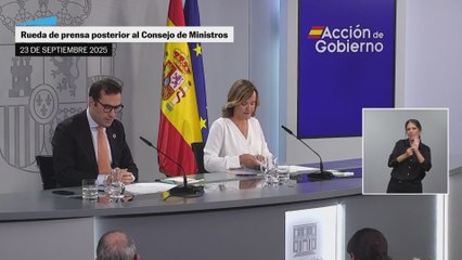 Carlos Cuerpo explica el embargo de armas a Israel adoptado por el Consejo de Ministros