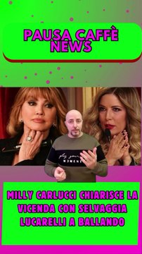 Milly Carlucci chiarisce la vicenda con Selvaggia Lucarelli a Ballando