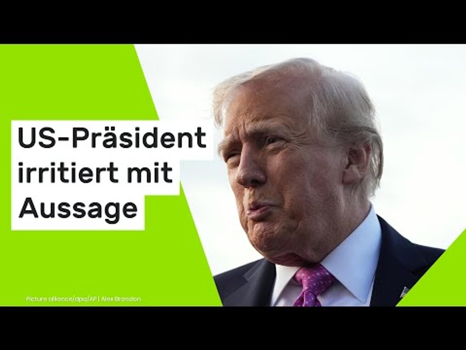 Donald Trump: US-Präsident irritiert mit Aussage - und scheitert schon bei der Aussprache