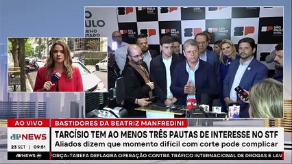 Tarcísio de Freitas enfrenta momento complicado com STF