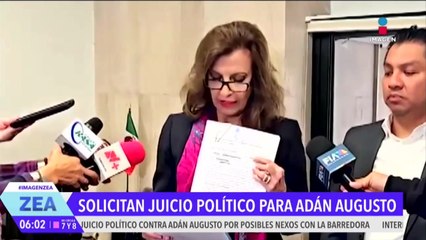 María Elena Pérez-Jaén solicita juicio político en contra de Adán Augusto López