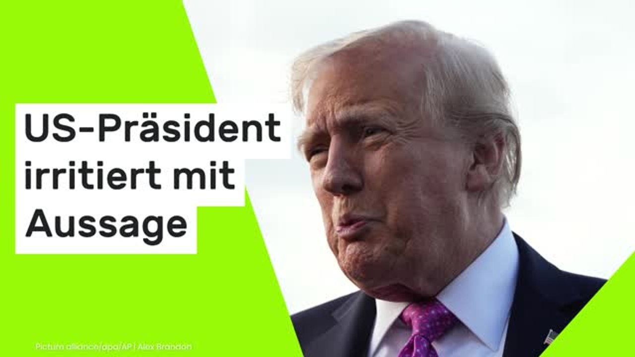 Donald Trump: US-Präsident irritiert mit Aussage - und scheitert schon bei der Aussprache