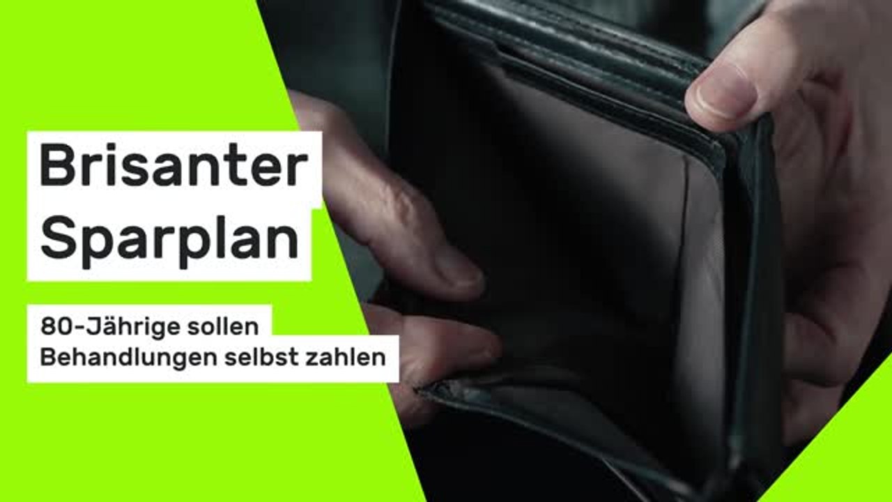 Klinikchef will Kürzungen: Brisanter Sparplan - 80-Jährige sollen Behandlungen selbst zahlen