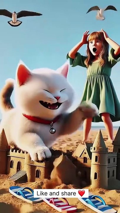 How to Cat and woman far video the interested videos