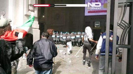 Así ha sido la huelga general en Italia que ha provocado varias protestas por la masacre en Gaza