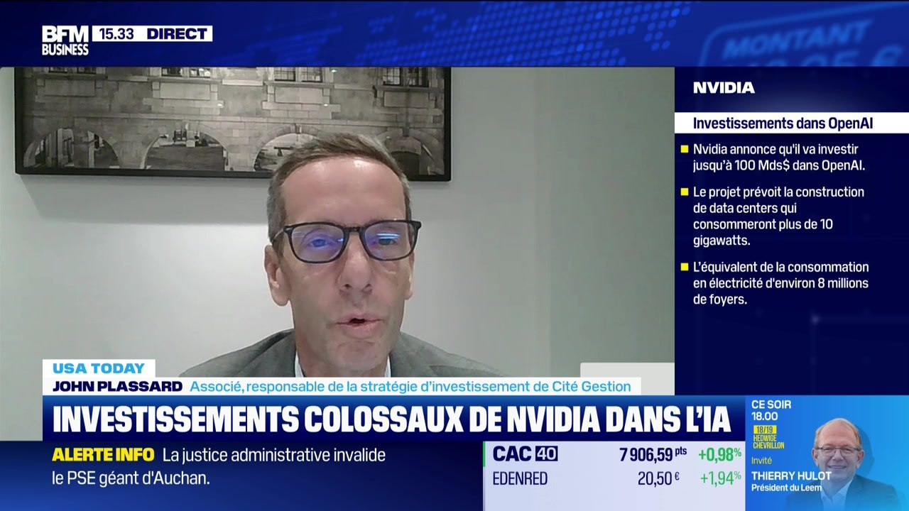USA Today : "Nvidia investit dans son principal client, un "Ponzi" Tech en vue ?" , par John Plassard - 23/09