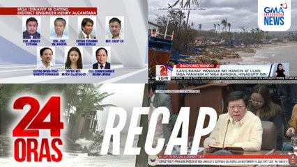 24 Oras: (Part 1) Jinggoy Estrada, Joel Villanueva, Bong Revilla, at Zaldy Co, kabilang sa ikinanta ni Henry Alcantara | Pinsala ng Bagyong Nando, atbp.
