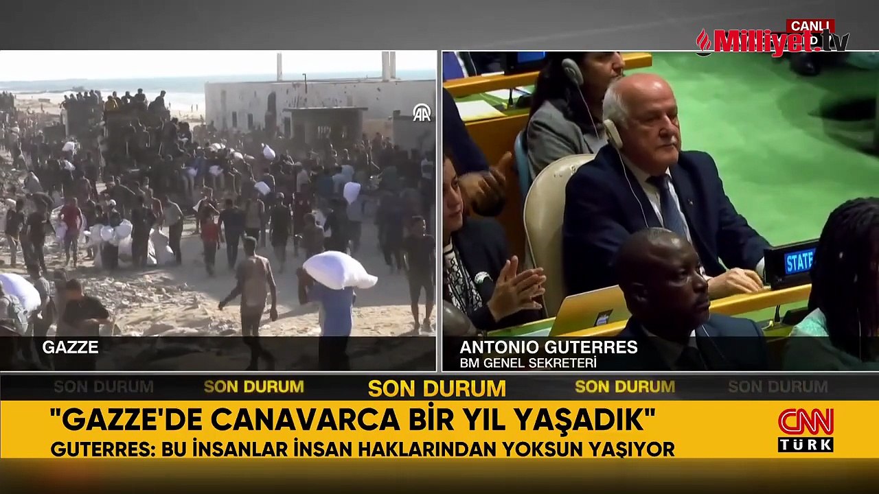 BM Genel Kurulu başladı! Guterres: Gazze'deki gibi bir şiddet görmedim