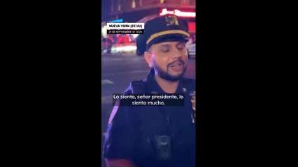 Macron llama a Trump tras ser bloqueado por su comitiva