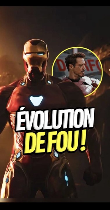 L’évolution ouf de l’armure de Tony Stark ! #tonystark #marvel #pourtoi #ironman #avengers #theorie #mcu