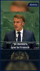 La France reconnaît l'État de Palestine