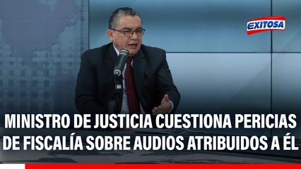 Juan José Santiváñez sobre peritajes del Ministerio Público: "Tienen cuestionamientos y todo eso es nulo"
