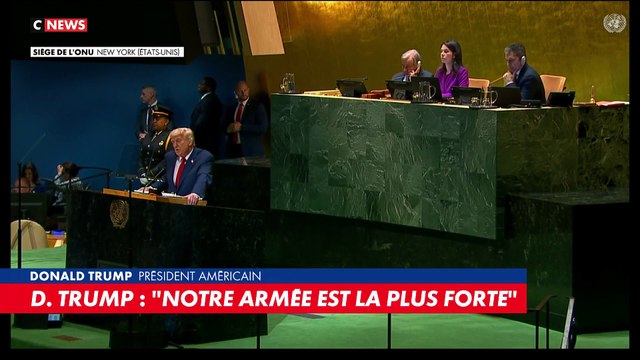 Discours à l'ONU - Donald Trump : «Reconnaître un Etat palestinien, c'est récompenser les terroristes du Hamas»