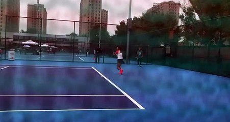 Emma practising in Beijing