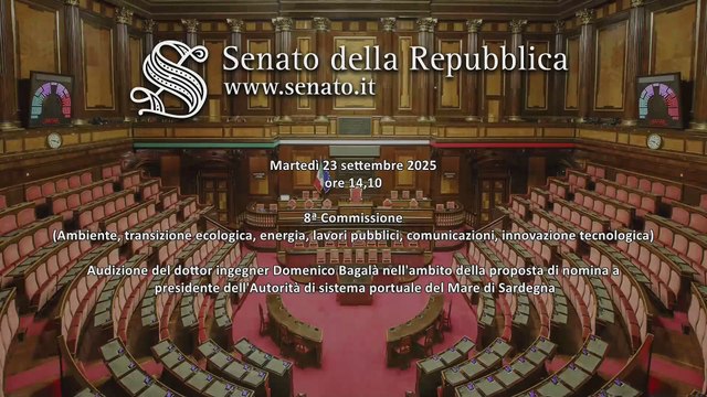 Roma - Proposta di nomina a presidente Autorità di sistema portuale del Mare di Sardegna (23.09.25)