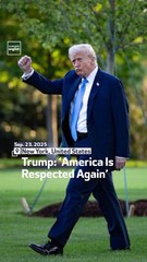 Trump: ‘America Is Respected Again’