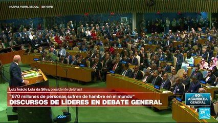 "Nuestra democracia y soberanía no se regatea": Lula da Silva en Asamblea General de la ONU