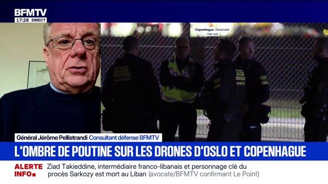 Survol de drones au-dessus de l'aéroport de Copenhague: L'Otan est en partie impuissante , assure le général Jérôme Pellistrandi