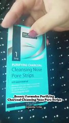 Beauty Formulas Charcoal Nose Pore Strips Review & Benefits | Ispontha Urmi | Beauty hacks bd