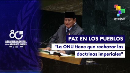 "Debemos defenderlos a todos, a los fuertes y a los débiles"