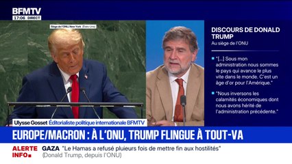 Marschall Truchot :  Le discours de Donald Trump au siège de l'ONU - 23/09