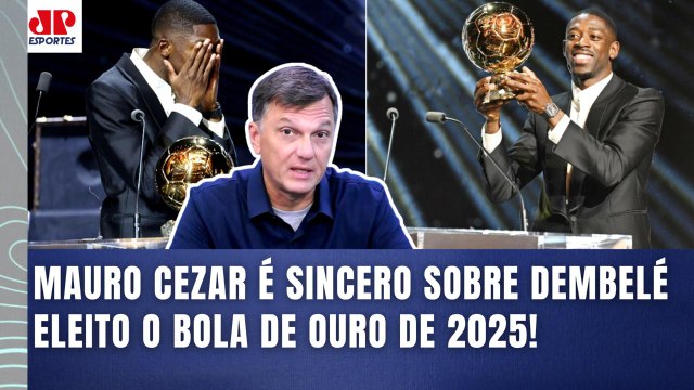 SINCERAMENTE??? Pra mim, essa BOLA DE OURO que o Dembelé GANHOU... Mauro Cezar MANDA A REAL!