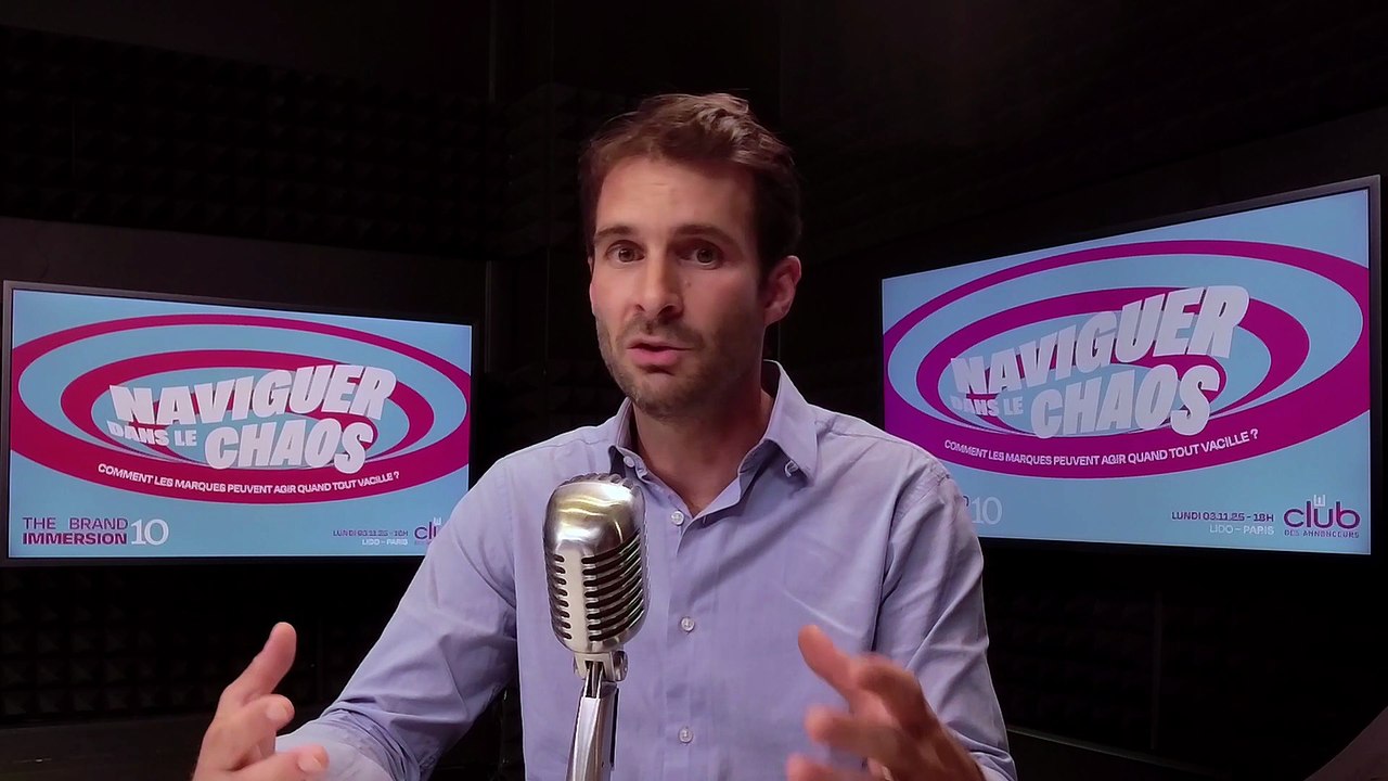 INfluencia Café - « Nous devons apprendre à naviguer dans le chaos », Thomas Boutte, Président du Club des Annonceurs