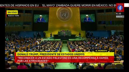 Donald Trump lanza crítica velada a decisiones de la ONU en los últimos años
