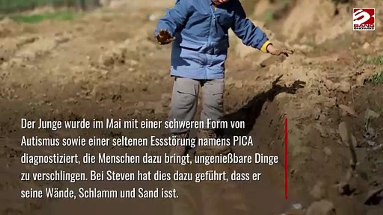 Junge isst Schlafzimmerwände wegen seltener Krankheit